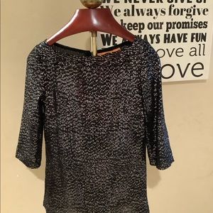 Tory Burch Sequin Blouse Size 6